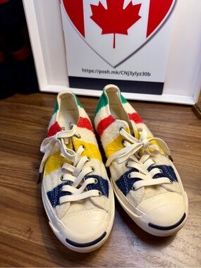 Hudson's Bay Company and Converse Size 6 HBC Striped Low rise sneakers